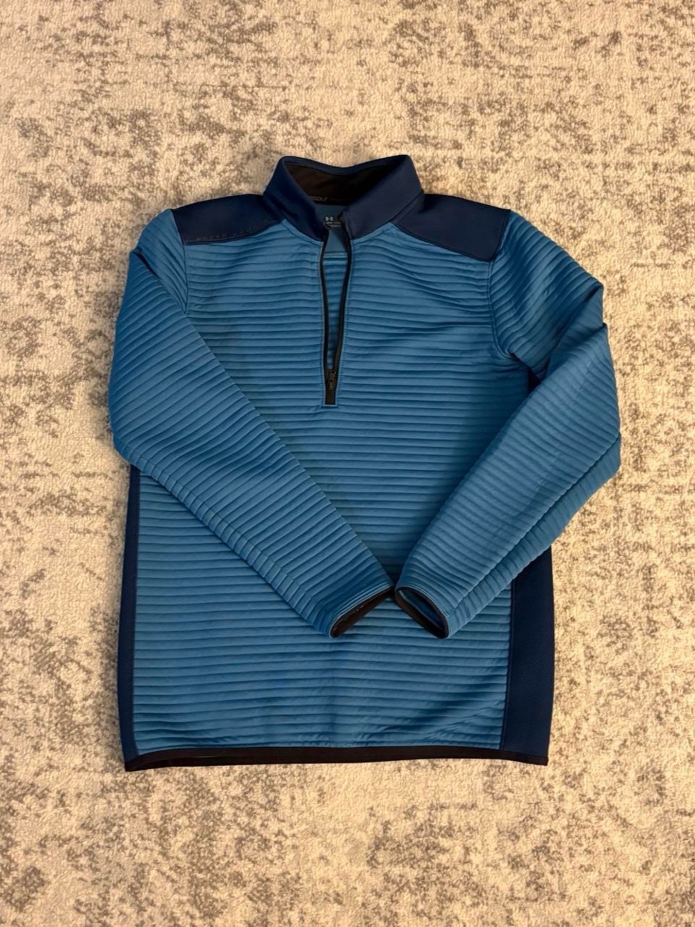 Men's Small Under Armour Coldgear Golf
Navy & Blue Quarter Zip